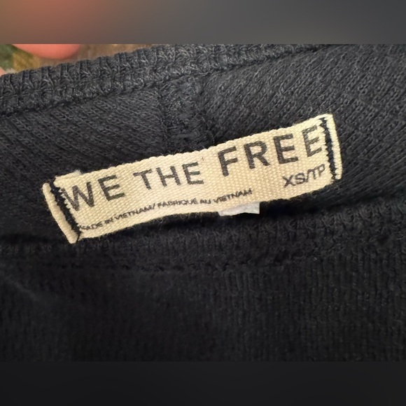 NWOT Free People We The Free Jess Long Sleeve - black - Large, XL - Picture 9 of 11
